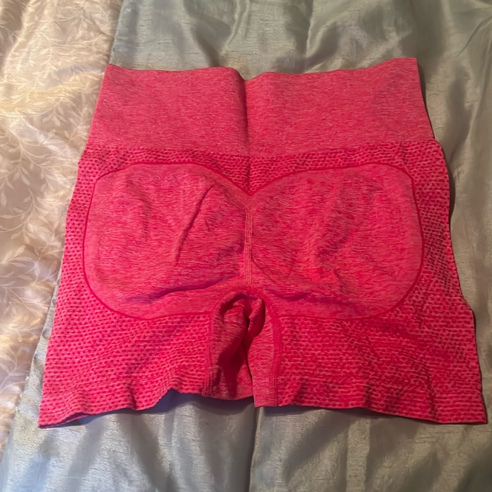 Butt and tummy control bicycle stretchy running shorts